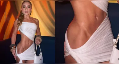 Imagem ilustrativa da notícia: Influenciadora paraense exibe look ousado em show de Luan Santana em Salinas
