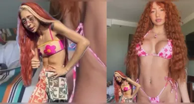 Imagem ilustrativa da notícia: Ruivinha de Marte surpreende ao mostrar "antes e depois"