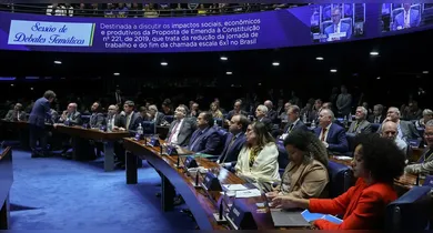 Imagem ilustrativa da notícia: Empresários atacam PEC 6x1 no Senado; sindicatos e governo defendem