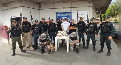 Imagem ilustrativa da notícia: Base Candiru apreende quase 16 kg de drogas no Pará