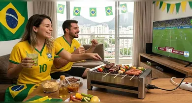 Imagem ilustrativa da notícia: Como usar sua churrasqueira elétrica na Copa sem gastar muito