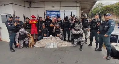 Imagem ilustrativa da notícia: Base Candiru apreende 80 kg de drogas em fiscalização