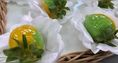 Imagem ilustrativa da notícia: Morango do Amor verde e amarelo entra no clima da Copa