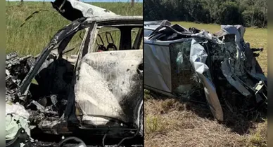 Imagem ilustrativa da notícia: Carro elétrico pega fogo e motorista morre carbonizado