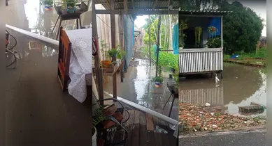 Imagem ilustrativa da notícia: Ananindeua fica debaixo d'água após forte chuva na região