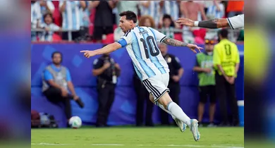 Imagem ilustrativa da notícia: Messi supera Ronaldo Fenômeno como maior artilheiro das Copas