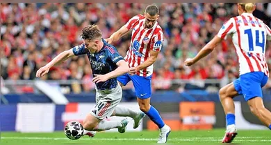 Imagem ilustrativa da notícia: Atlético e Arsenal empatam e decisão fica para Londres