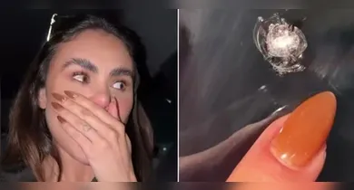 Imagem ilustrativa da notícia: Ex-bailarina do Faustão reage a assalto e tem carro atingido