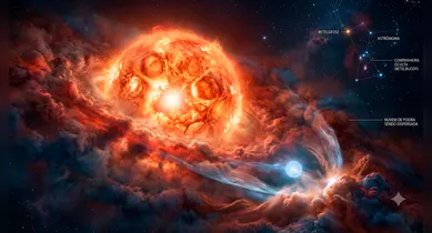 Imagem ilustrativa da notícia: Cientistas desvendam o segredo de estrela gigante após 100 anos