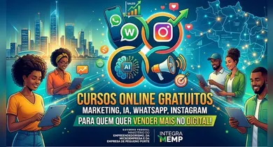 Imagem ilustrativa da notícia: MEMP lança cursos grátis de IA e redes para empreendedores