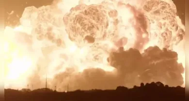 Imagem ilustrativa da notícia: Foguete da Blue Origin explode durante teste na Flórida