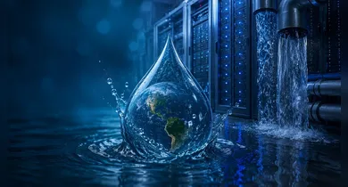 Imagem ilustrativa da notícia: IA consome água? Entenda o impacto dos data centers