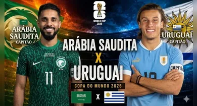 Imagem ilustrativa da notícia: Uruguai estreia na Copa como favorito contra a Arábia Saudita