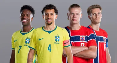 Imagem ilustrativa da notícia: Brasil enfrenta a Noruega pelas oitavas de final da Copa neste domingo (05/07)