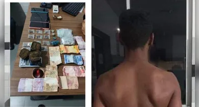 Imagem ilustrativa da notícia: Homem tenta fugir da PM mas é preso por tráfico em Xinguara
