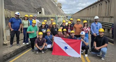 Imagem ilustrativa da notícia: Alunos de escola técnica vivenciam imersão prática na Usina de Tucuruí