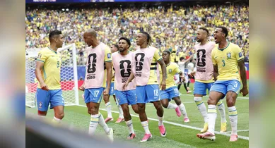 Imagem ilustrativa da notícia: Casemiro, Martinelli e Bruno Guimarães brilham na virada do Brasil