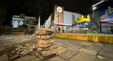 Imagem ilustrativa da notícia: Prefeitura multa em R$ 30 mil fast-food por dano em calçada em Belém