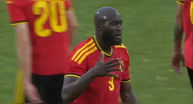 Imagem ilustrativa da notícia: Lukaku marca e vira o 2º maior artilheiro de Seleções europeias