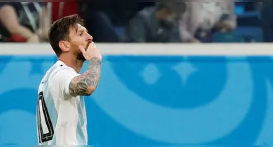 Imagem ilustrativa da notícia: Messi supera Ronaldo Fenômeno como maior artilheiro das Copas
