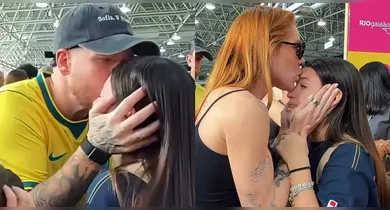 Imagem ilustrativa da notícia: Ferrugem se despede da filha antes de intercâmbio e se emociona