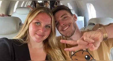 Imagem ilustrativa da notícia: Quem é a namorada de Declan Rice, vítima de gordofobia na web?