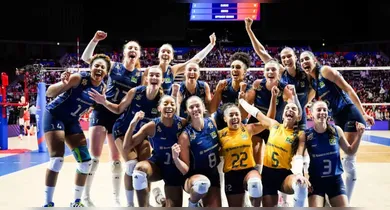 Imagem ilustrativa da notícia: VNL: onde assistir ao jogo Brasil x Tailândia nesta madrugada