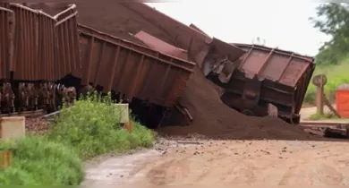 Imagem ilustrativa da notícia: Trem da Vale descarrila na Estrada de Ferro Carajás