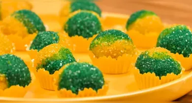 Imagem ilustrativa da notícia: Brigadeiro verde e amarelo: a receita especial da Copa