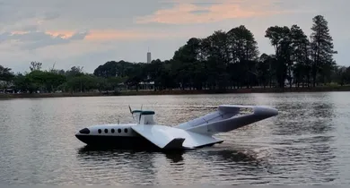 Imagem ilustrativa da notícia: “Barcos voadores” prometem encurtar distâncias na Amazônia