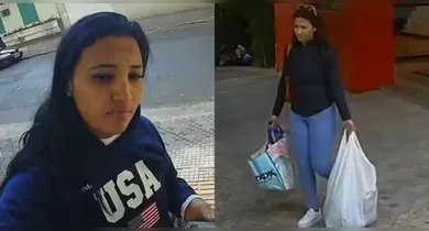 Imagem ilustrativa da notícia: Vídeo mostra suspeita de matar casal de idosos sendo presa