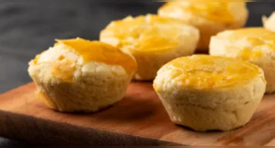 Imagem ilustrativa da notícia: Empadinha com apenas 3 ingredientes feita com massa de pastel