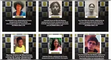 Imagem ilustrativa da notícia: Polícia Civil divulga lista de 14 crianças e adolescentes desaparecidos no Pará; veja