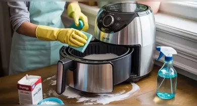 Imagem ilustrativa da notícia: Veja como tirar a gordura da Air Fryer e quais produtos de limpeza mais indicados
