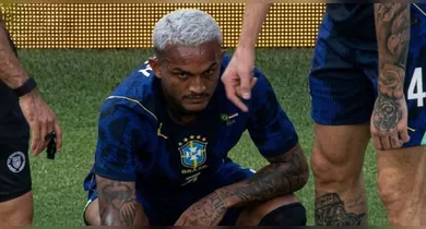 Imagem ilustrativa da notícia: Reveja o momento em que Wesley se lesionou e acabou cortado da Copa