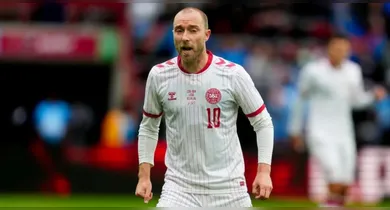Imagem ilustrativa da notícia: Vídeo: Eriksen desmaia em campo durante amistoso entre Dinamarca e Ucrânia