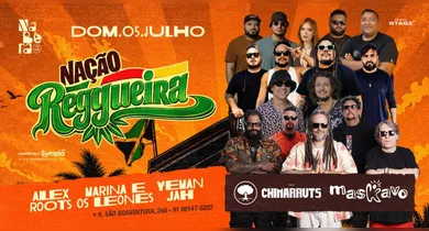 Imagem ilustrativa da notícia: Chimarruts e Maskavo se apresentam no festival nação reggueira em Belém