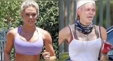 Imagem ilustrativa da notícia: Ex-modelo vive em situação de rua e é flagrada revirando lixo