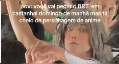 Imagem ilustrativa da notícia: Fantasiados de anime chamam atenção em ônibus do BRT de Castanhal