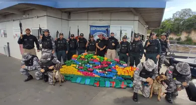Imagem ilustrativa da notícia: Apreensão de 357 quilos de drogas em operação fluvial no Amazonas