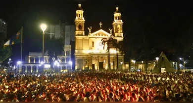 Imagem ilustrativa da notícia: Vigília de Pentecostes reúne fiéis na Praça Santuário, em Belém
