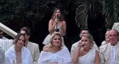 Imagem ilustrativa da notícia: Wanessa Camargo canta Billie Eilish em casamento de Igor Cosso e Heron Leal