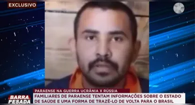 Imagem ilustrativa da notícia: Mãe de paraense preso na Guerra da Ucrânia faz apelo por notícias do filho