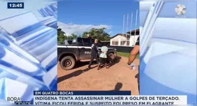 Imagem ilustrativa da notícia: Indígena ataca a companheira com facão em Tomé-Açu