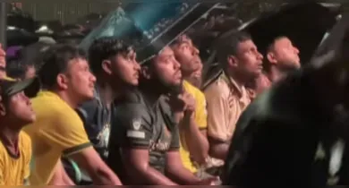 Imagem ilustrativa da notícia: Vídeo de torcedores de Bangladesh emociona após queda do Brasil