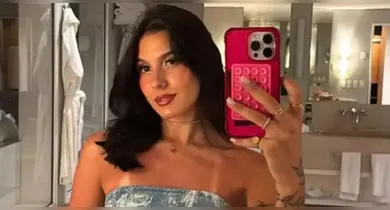 Imagem ilustrativa da notícia: Ana Castela levanta top na academia e surpreende fãs
