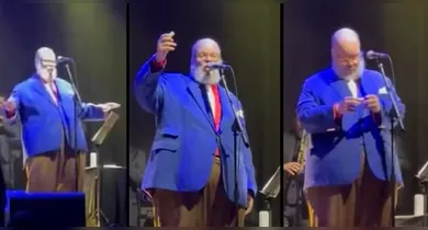 Imagem ilustrativa da notícia: Ed Motta é atingido por rolha durante show e interrompe apresentação
