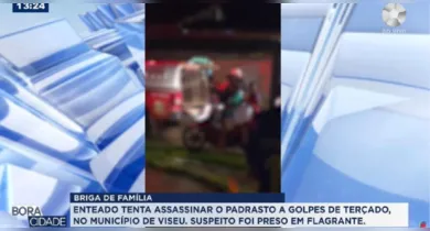 Imagem ilustrativa da notícia: Enteado tenta matar padrasto a golpes de terçado em Viseu, no Pará