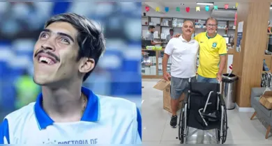 Imagem ilustrativa da notícia: Ídolos de Remo e Paysandu garantem cadeira de rodas para Pampam