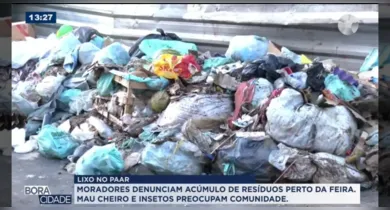 Imagem ilustrativa da notícia: Ananindeua: moradores denunciam acúmulo de lixo próximo à Feira do Paar